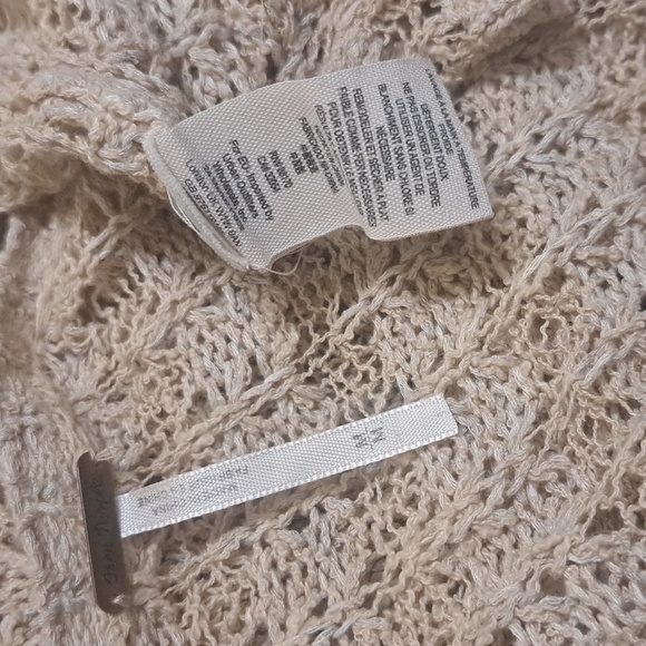 FREE PEOPLE medium natural colored sweater wrap with pockets, $109.00 - Picture 4 of 4